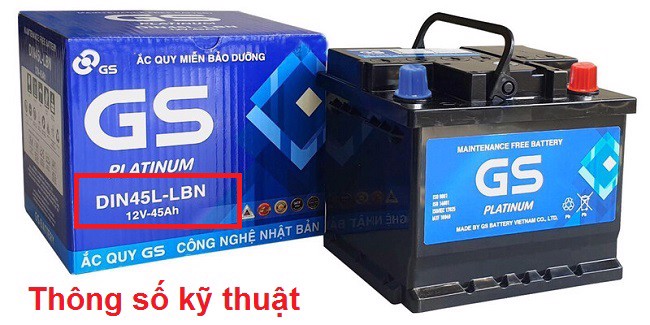 Những thông số kỹ thuật cơ bản cần biết về ắc quy